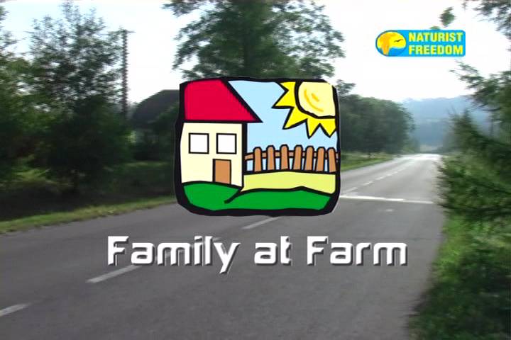 Naturist Freedom Family at Farm - Poster