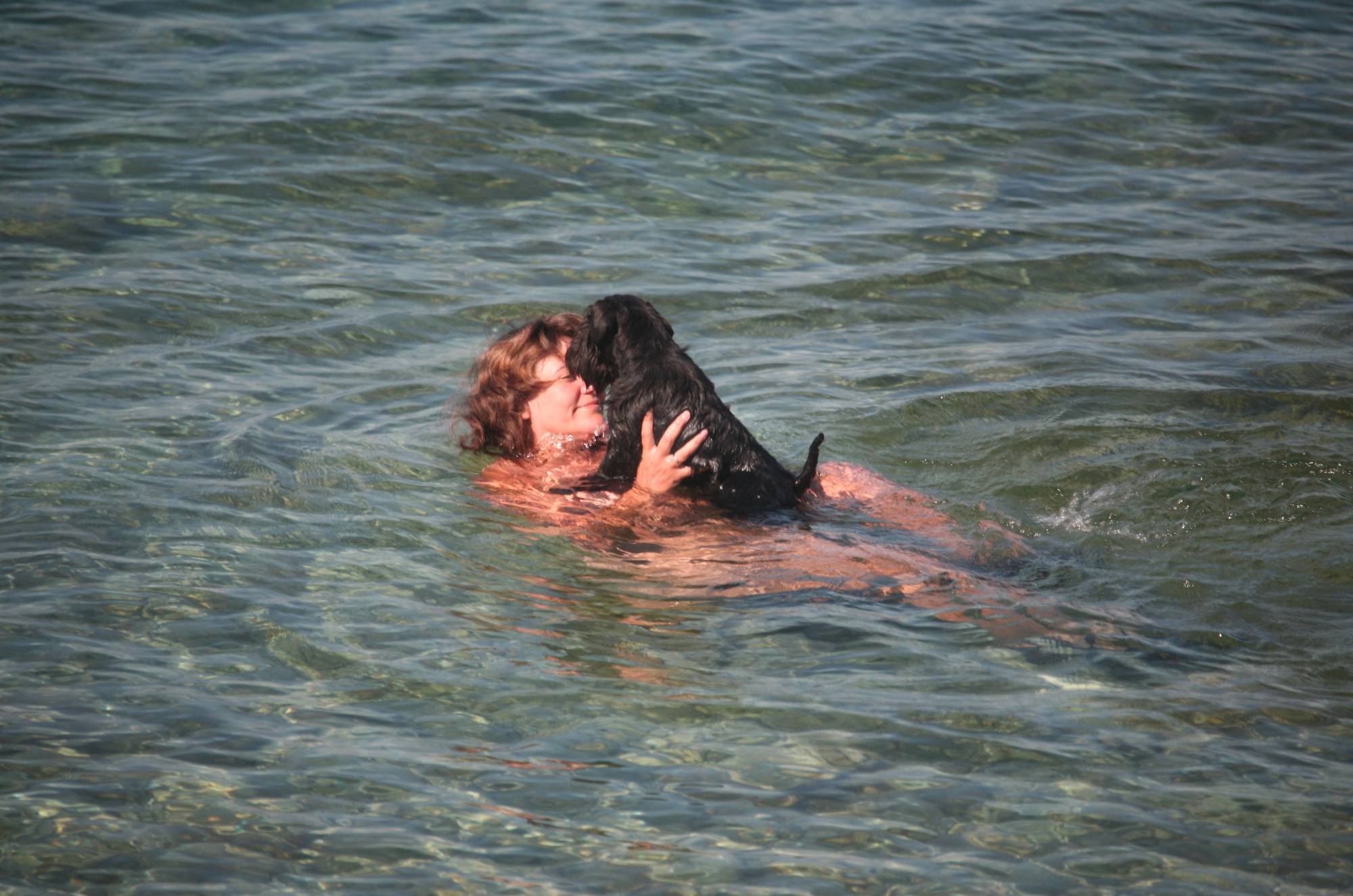 Crete Dog-Bathing Woman - 1